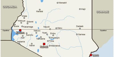 Mapa kitale Keni